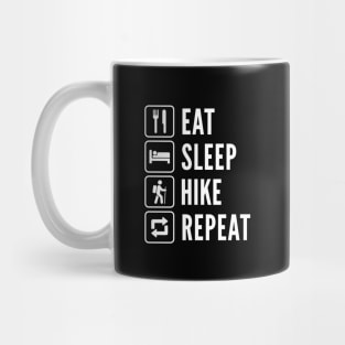 Eat Sleep Hike Repeat Mug